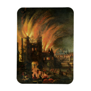 Ímã O grande fogo de Londres (em setembro de 1666) com