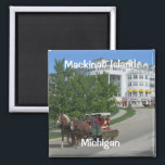 Imã O Grande Hotel<br><div class="desc">O produto apresenta uma fotografia original do Grand Hotel em Mackinac Island.</div>
