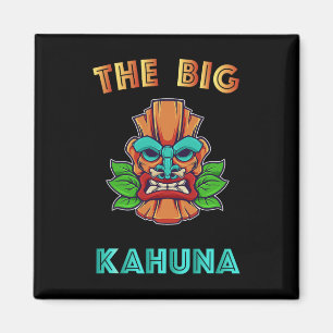 Imã O Grande Kahuna Funny Hawaiian Tiki Pai Boss Gift