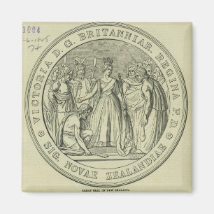 Imã O grande selo de Nova Zelândia