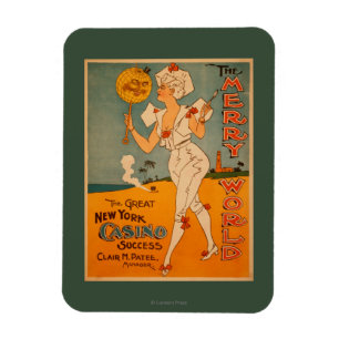 Ímã O grande teatro do sucesso do casino de New York