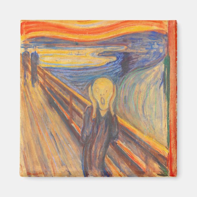 Imã O Gritar de Edvard Munch (Frente)