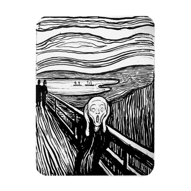 Ímã O Grito de Edvard Munch (Vertical)
