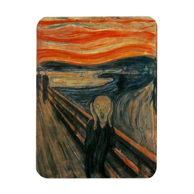 Ímã O Grito de Edvard Munch (Vertical)