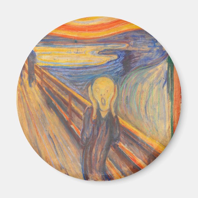 Imã O Grito de Edvard Munch (Frente)