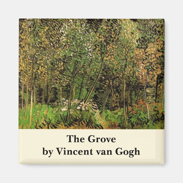 Imã O Grove de Vincent van Gogh (Frente)