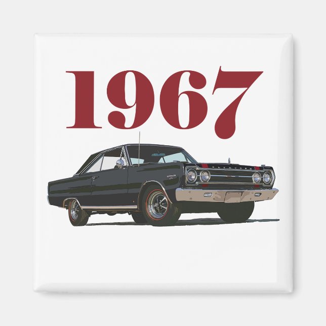 Imã O GTX Preto (Frente)