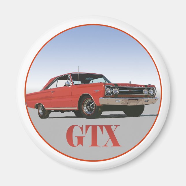 IMÃ O GTX VERMELHO DE 1967 (Frente)