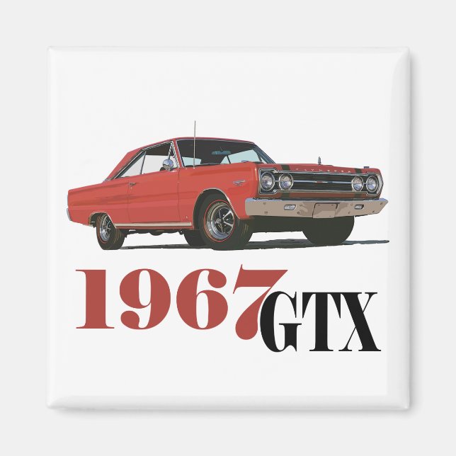 IMÃ O GTX VERMELHO DE 1967 (Frente)