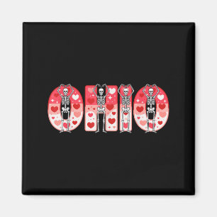 Imã O-h-i-o Esqueletos Divertidos Ohio No Meio-Oeste V