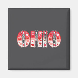 Imã O-h-i-o Esqueletos Divertidos Ohio No Meio-Oeste V