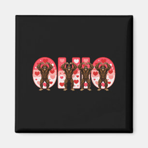 Imã O-h-i-o Pé Grande Engraçado Ohio No Dia Dos Namora