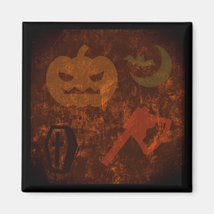Imã O Halloween Assusta-se com o fundo de Eerie
