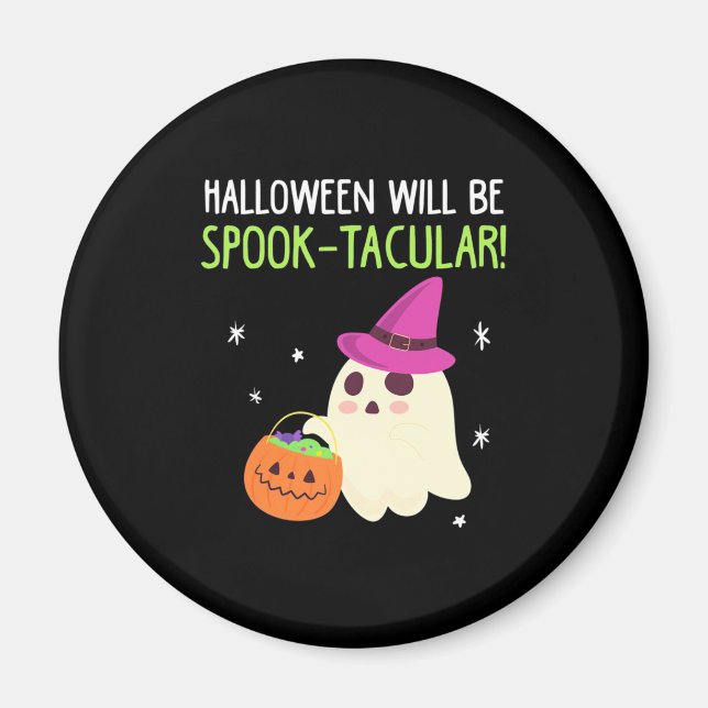Imã O Halloween Será Falado Tacular (Frente)