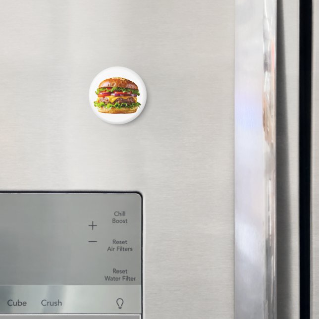 Imã O hambúrguer empilhado de SlipperyJoe (In Situ (Fridge))