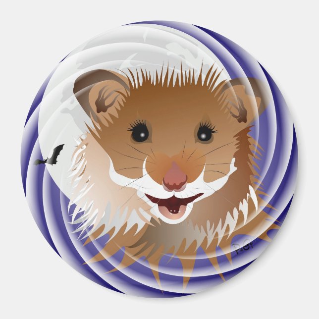 Imã o hamster meu amiguinho Magnet (Frente)