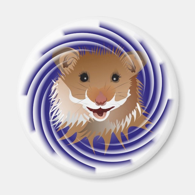 Imã o hamster meu amiguinho Magnet (Frente)