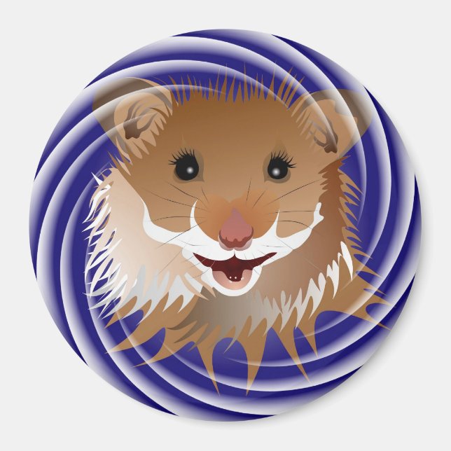 Imã o hamster meu amiguinho Magnet (Frente)
