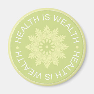 Imã O ~Health de três citações da palavra é Wealth