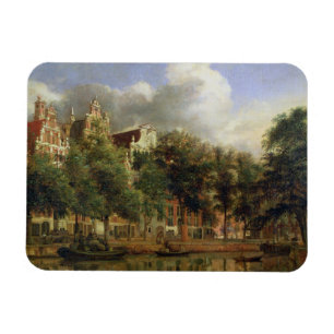 Ímã O Herengracht, Amsterdão (óleo no painel)