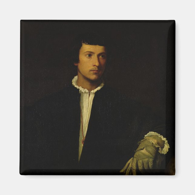 Imã O homem com uma luva, c.1520 (Frente)