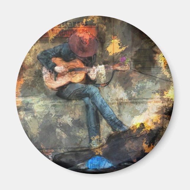 Imã O Homem de Violão (Frente)