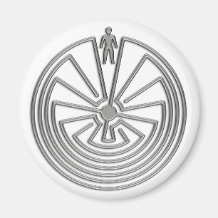 Imã O homem no mastro - prata