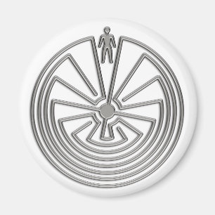 Imã O Homem no Maze - prata