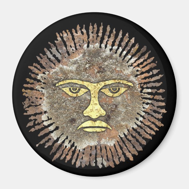 Imã O Homem no Sol - Desfiladeiros Falantes, Novo Méxi (Frente)