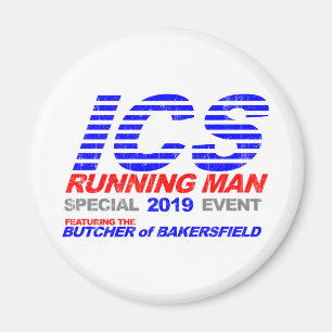 Imã O homem Running do ICS desvaneceu-se