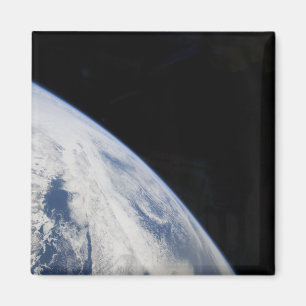 Imã O horizonte e a obscuridade da terra do espaço