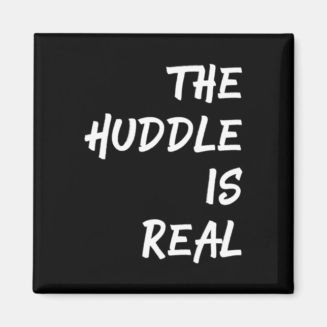 Imã O Huddle é um futebol divertido para o outono (Frente)