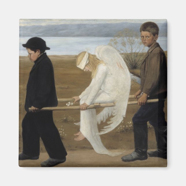Imã O ímã Anjo Ferido de Simberg (Frente)