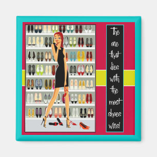 Imã O ímã da diva dos calçados