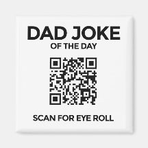 O Ímã de Piada de Pai QR