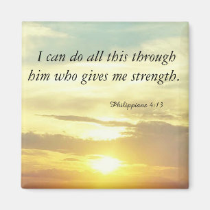 Imã o ímã do 4:13 dos Philippians da bíblia
