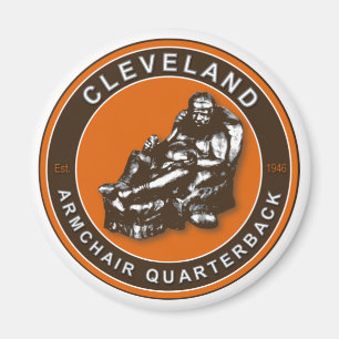 Imã O ímã do futebol de Cleveland do estratego da