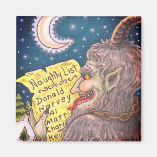 Imã O ÍMÃ IMPERTINENTE do NATAL da LISTA de KRAMPUS