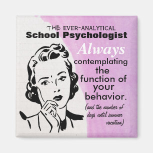 Imã O ímã Nunca-Analítico do psicólogo da escola