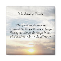 O ímã Serenity Prayer
