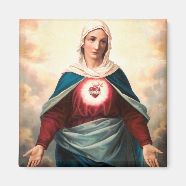 Imã O Imaculado Coração de Maria (Frente)