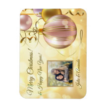 O íman da sua fotografia e nome(s) de Natal