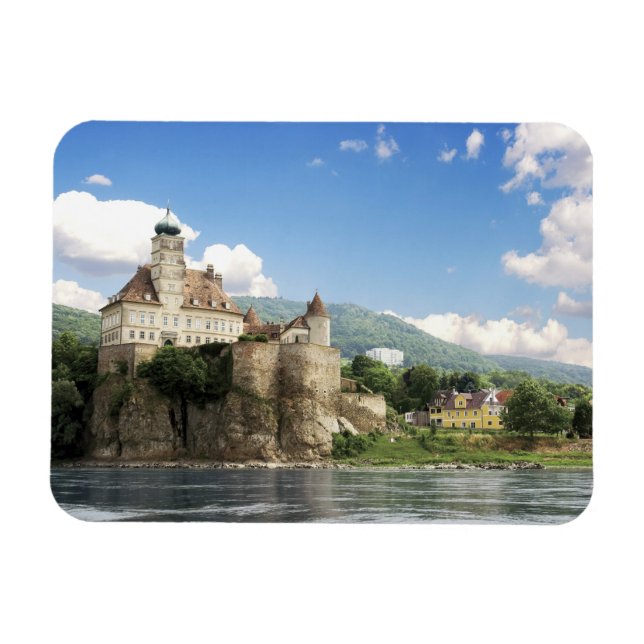 Ímã O impressionante Castelo Schonbuhel fica acima do (Horizontal)