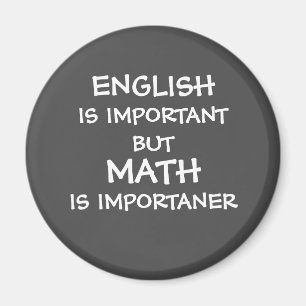 Imã O inglês é importante, mas a matemática é impo