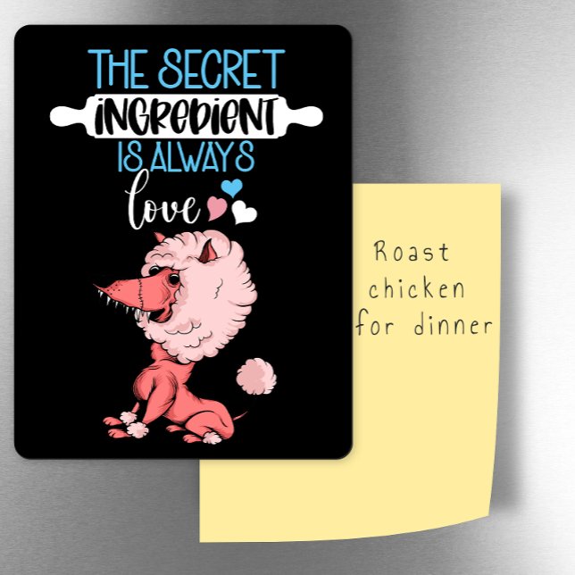 Ímã O ingrediente secreto é a geladeira do Namorados d (Criador carregado)