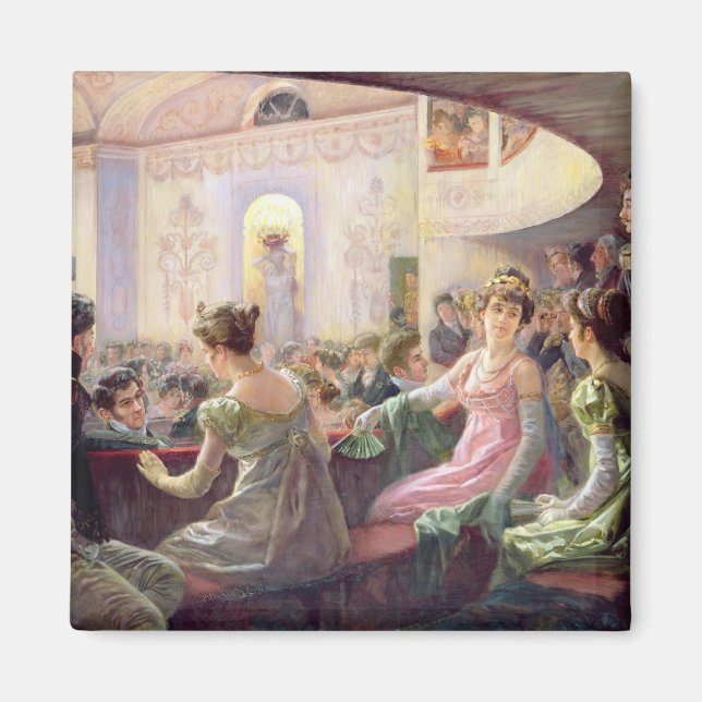 Imã O intervalo no teatro (Frente)