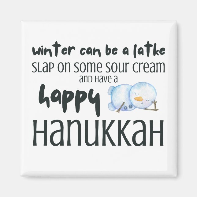 Imã O Inverno Pode Ser Um Latão (Frente)