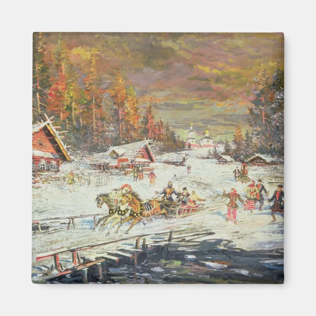 Imã O inverno russo, 1900-10 (Frente)