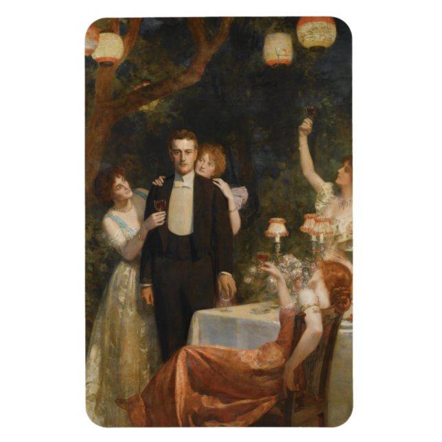 Ímã O Jardim de Armida (por John Collier) (Vertical)