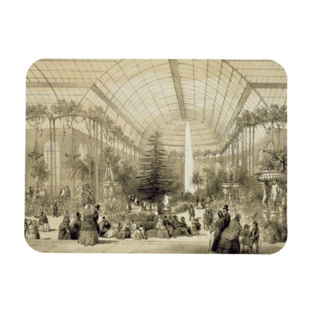 Ímã O Jardim de inverno, publicado por Auguste Bry (li (Horizontal)